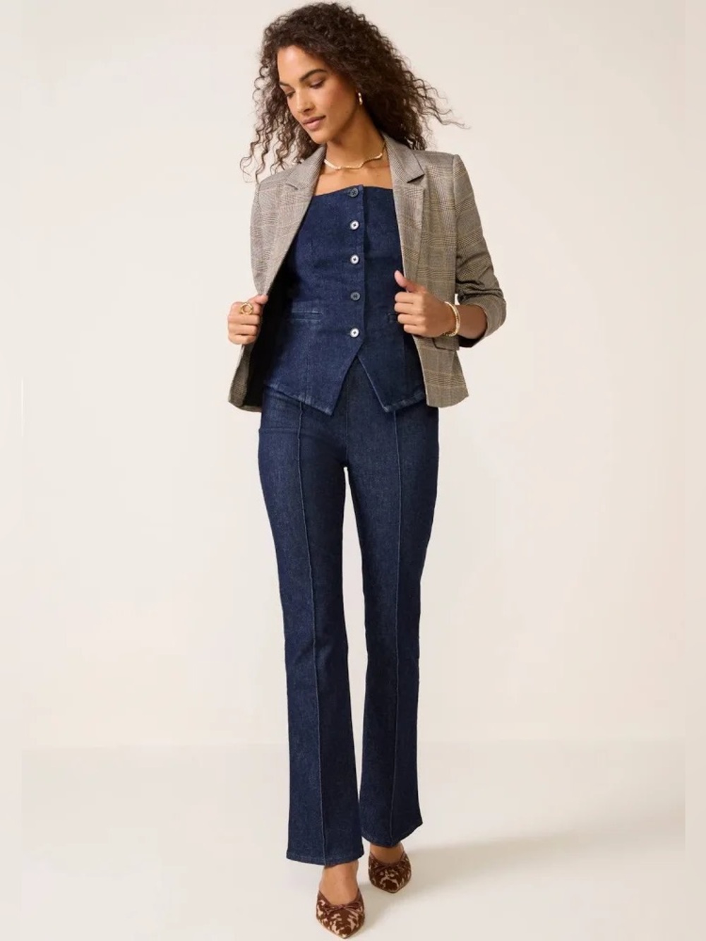 SPANXshape™ Original EveryWear Zero Waistband Micro Flare Jeans | Raw Indigo